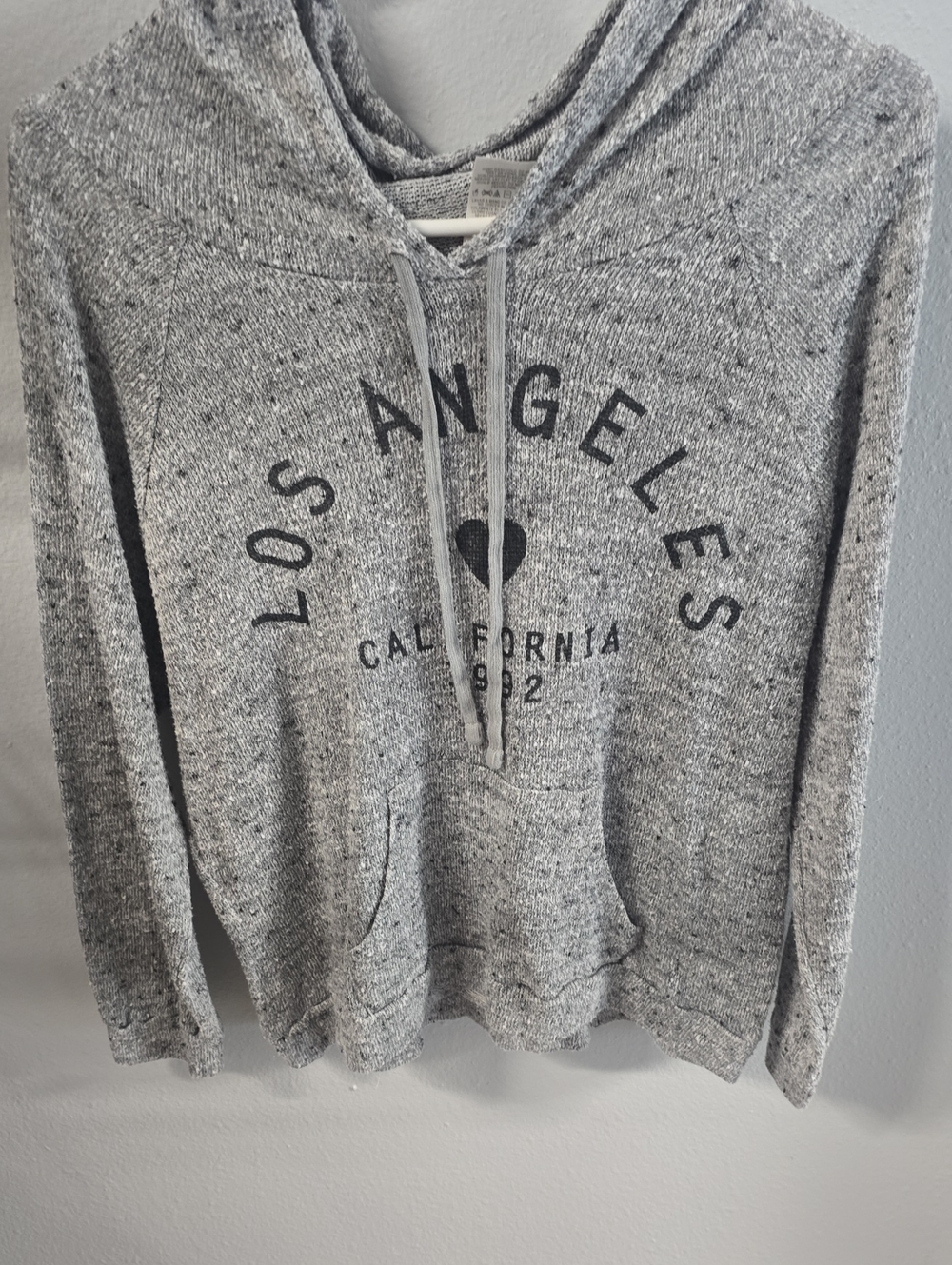 Stranded Los Angeles Graphic Cowl Sweater - Gray